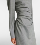 Magda Butrym Wool tie-detail midi dress
