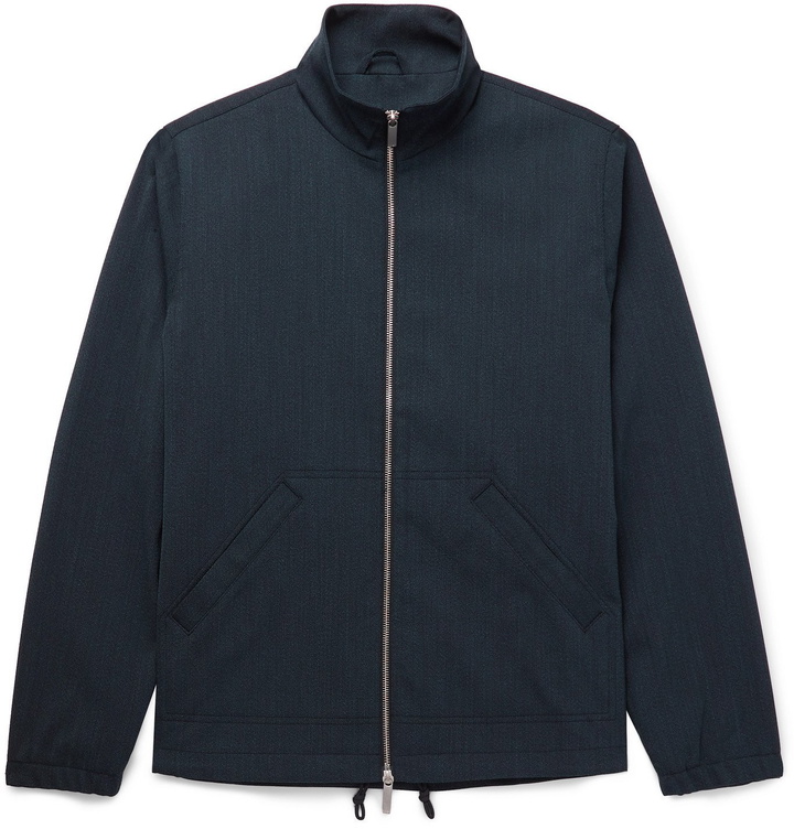 Photo: NN07 - Acton Woven Jacket - Blue