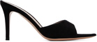 Gianvito Rossi Black Elle 85 Heeled Sandals