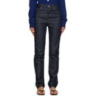 TOTEME Navy High Slim Denim Jeans