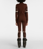 Perfect Moment Nordic intarsia high-rise wool leggings