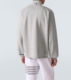 Thom Browne 4-Bar cotton jersey half-zip sweatshirt