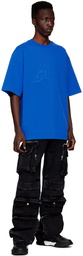 We11done Blue Cotton T-Shirt