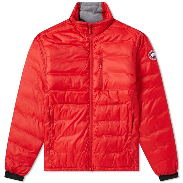 Photo: Canada Goose Lodge Jacket Red