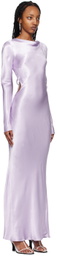 BEC + BRIDGE Purple Ren Long Sleeve Midi Dress