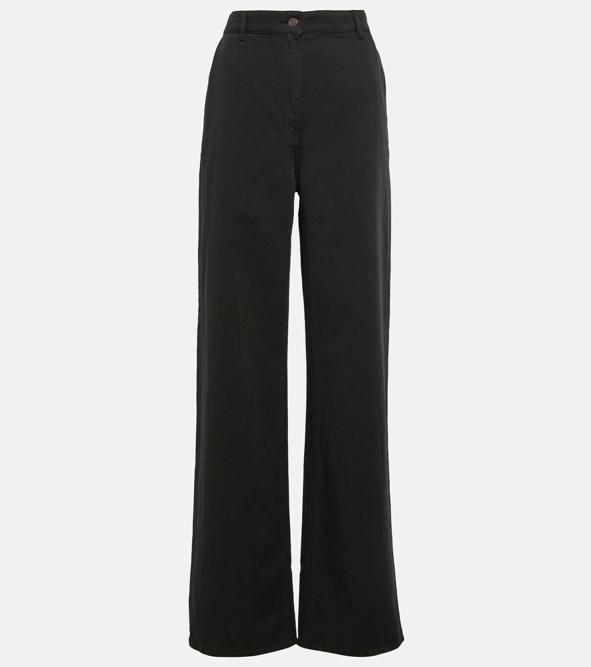 The Row Delton cotton and linen straight pants The Row