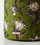 La DoubleJ Baba' floral canvas pouf