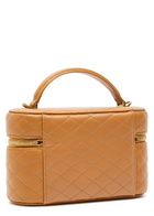 Saint Laurent Gaby Mini Quilted Leather top Handle bag - Camel - One Size