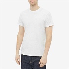 Velva Sheen Men's 2 Pack Plain T-Shirt in White/Heather Grey