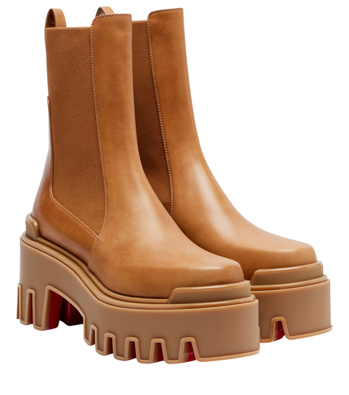 Photo: Christian Louboutin Marchacroche leather Chelsea boots