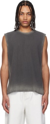 COOR Gray Faded-Wash Crewneck Tank Top