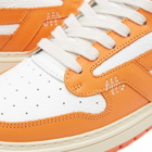 Represent Men's Reptor Low Sneakers in Neon Orange/Vintage White