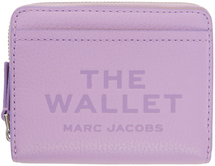 Photo: Marc Jacobs Purple 'The Leather Mini Compact' Wallet