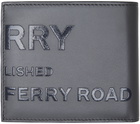 Burberry Grey 'Horseferry' Print Bifold Wallet