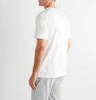 Hugo Boss - Slim-Fit Logo-Embroidered Stretch Cotton-Jersey T-Shirt - Neutrals