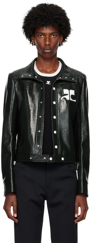 Photo: Courrèges Green Reedition Vinyl Jacket
