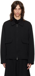 YOHJI YAMAMOTO Black Gabardine Standard Jacket