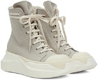 Rick Owens DRKSHDW Off-White Abstract Sneakers