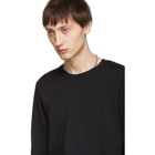 Helmut Lang Black Band Seam Long Sleeve T-Shirt