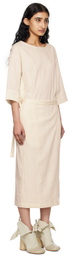 Toogood Off-White 'The Sieve Maker' Maxi Dress