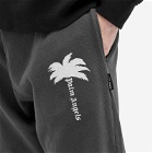 Palm Angels Men's Logo Sweatpants in Dark Grey