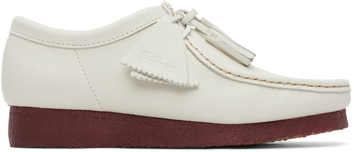 Photo: Clarks Originals White Wallabee Derbys