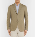 Boglioli - Olive Linen and Cotton-Blend Twill Blazer - Men - Green