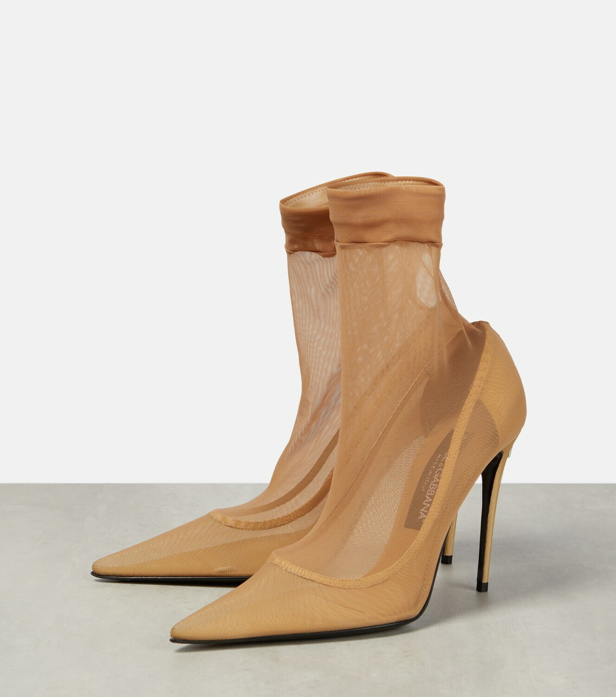 Dolce&Gabbana - x Kim stretch tulle sock ankle boots Dolce & Gabbana
