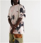 KAPITAL - Ashbury Oversized Embroidered Tie-Dyed Cotton-Jersey T-Shirt - Neutrals