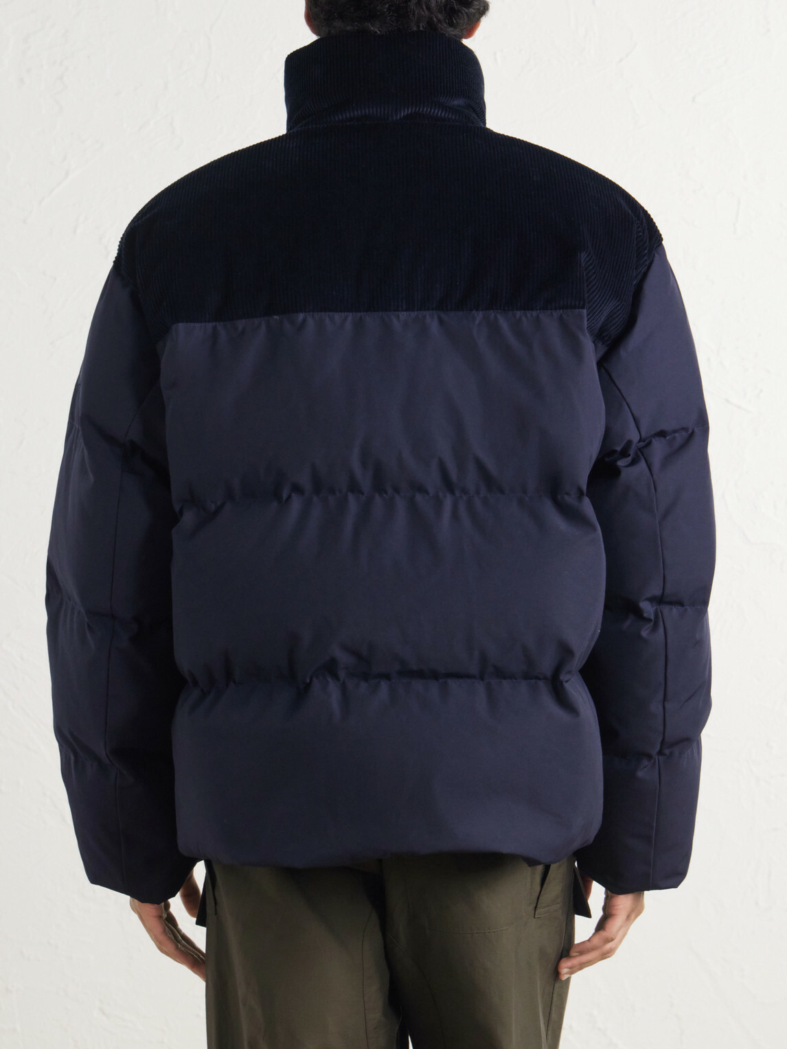 Canada Goose - Sterling Corduroy-Trimmed Quilted Shell Down Jacket - Blue