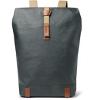 Brooks England - Pickwick Large Coated-Canvas Backpack - Gray