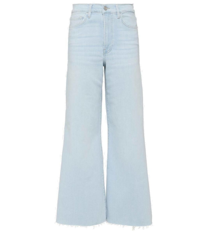 Photo: Frame Le Palazzo cropped wide-leg jeans