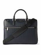 Serapian - Leather-Trimmed Stepan Monogrammed Coated-Canvas Briefcase