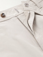 TOM FORD - Straight-Leg Faille Shorts - Neutrals