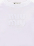 Miu Miu   T Shirt White   Womens