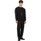 Givenchy Black Logo Stripe Sweatshirt