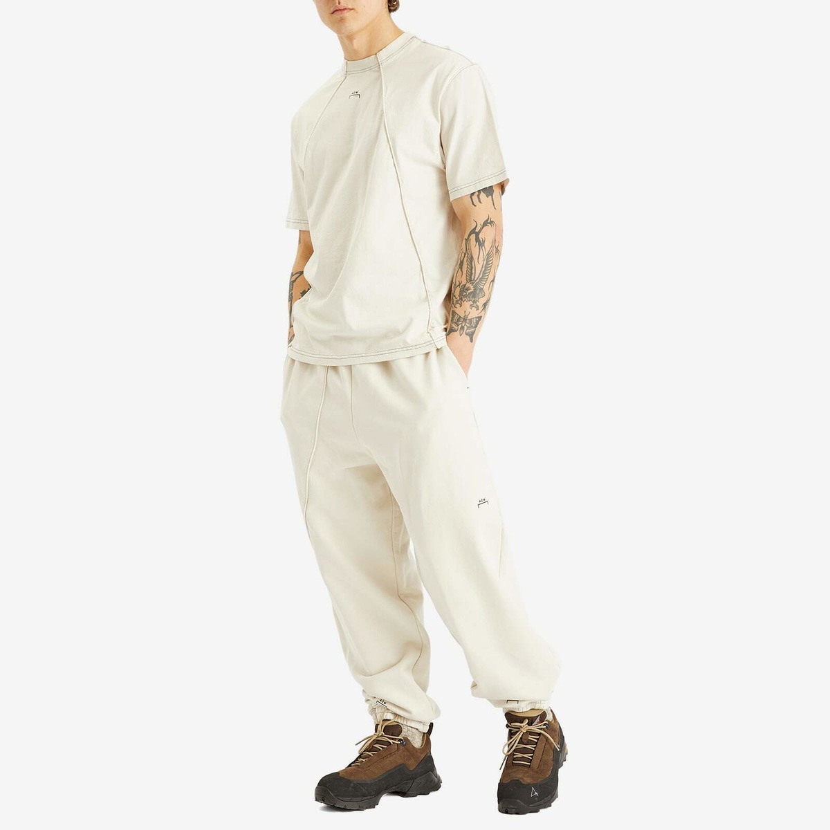 A-COLD-WALL* Men's Millbank T-Shirt in Beige Bone