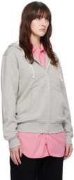 Comme des Garçons Shirt Gray Lacoste Edition Hoodie