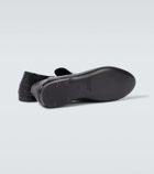 Saint Laurent Alain leather slippers