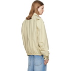 Calvin Klein Collection Beige Donald Bomber Jacket