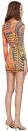 Luna Del Pinal SSENSE Exclusive Orange Capsule Minidress