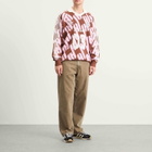 Adidas Adicolor Polo Knit in Preloved Brown/True Pink