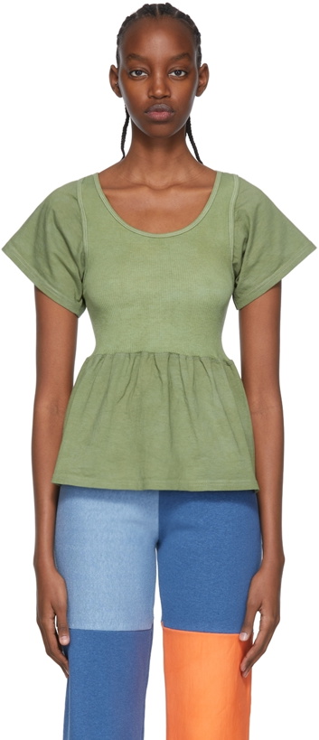 Photo: SC103 Green Cotton T-Shirt