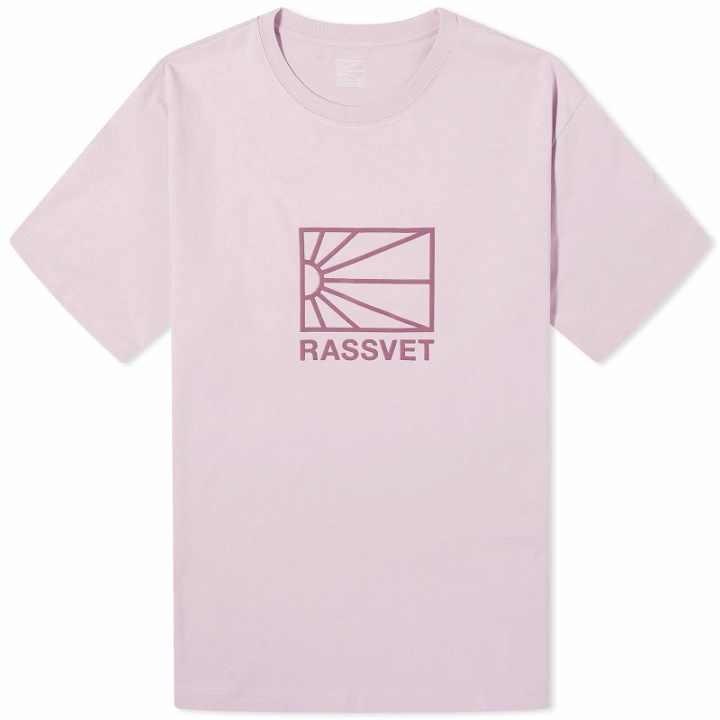 Photo: PACCBET Men's Big Logo T-Shirt in Pink