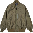 Comme des Garçons Homme Men's 3 Layer Nylon Bomber Jacket in Khaki