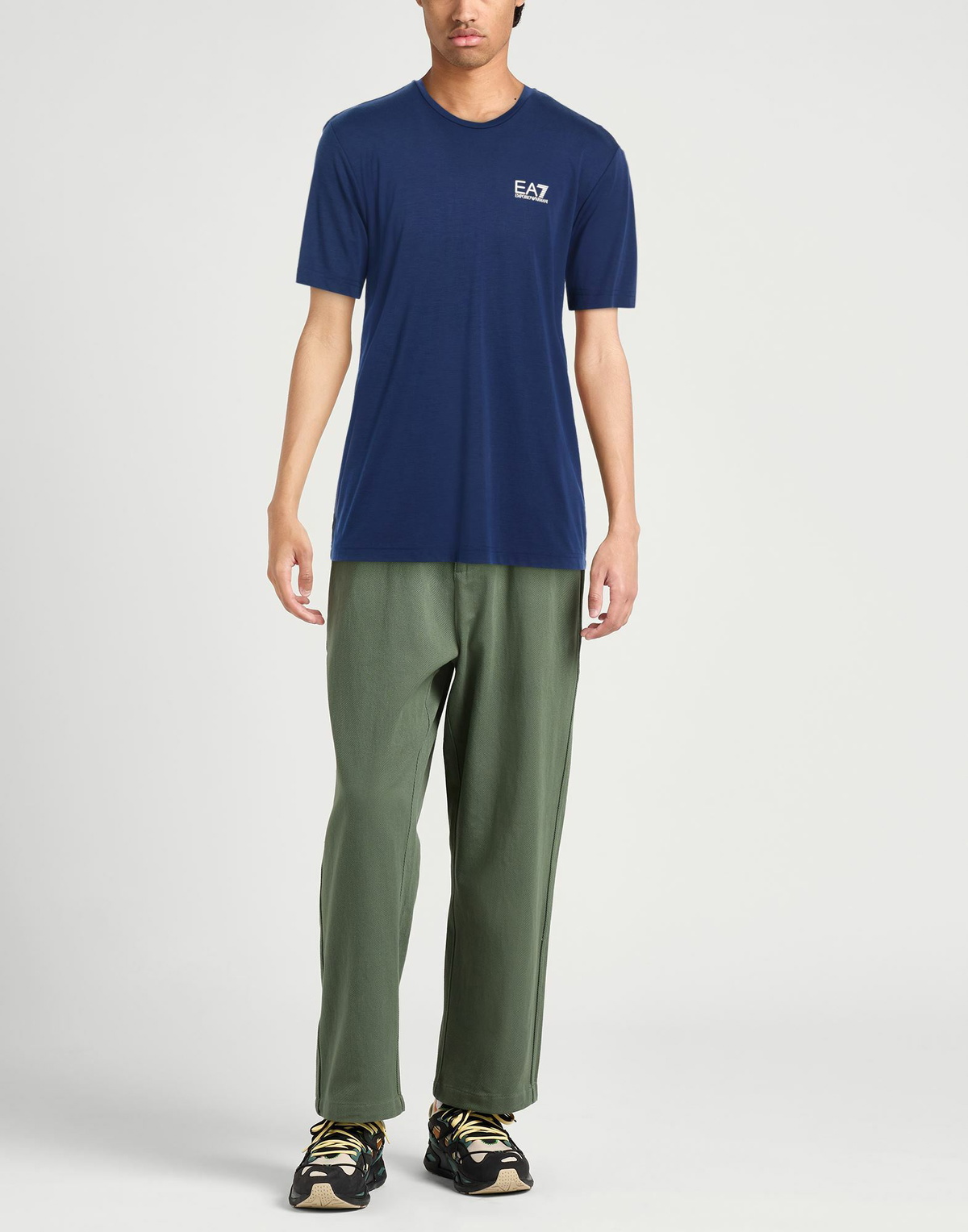 Ea7 Mens T-shirt in Blue