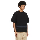 Jil Sander Black Stripe Sweater T-Shirt