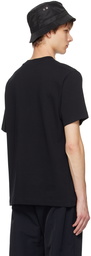 JACQUEMUS Black Les Classiques 'Le t-shirt Gros Grain' T-Shirt