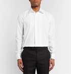 Favourbrook - Bib-Front Double-Cuff Cotton-Poplin Shirt - White