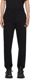 Hugo Black Relaxed-Fit Sweatpants